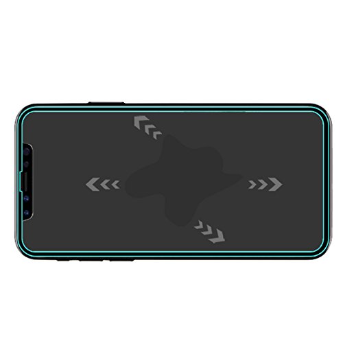 Image of [3-PACK]-Mr Shield For iPhone X / iPhone XS 2018 [Japan Tempered Glass] [9H Hardness] [Full Screen Glue Cover] Screen Protector with Lifetime Replacement Warranty