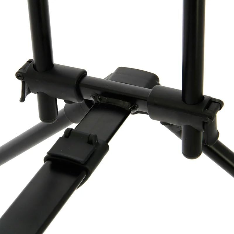 Rod Pod Support de canne à pêche en aluminium pour 3 cannes à pêche à la carpe avec sac