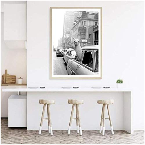 Décor à la maison moderne Affiches et Gravures Jaune Bus 50x70cm
