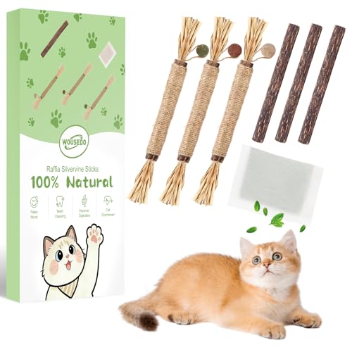 WOUSEDO 7 Pack Silvervine Toy Set