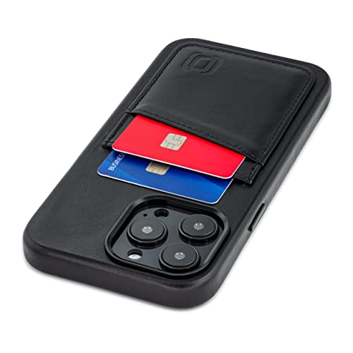 Étui pour iPhone 14 Pro Max Dockem avec porte-carte cuir et plaque magnétique intégrée M2GL