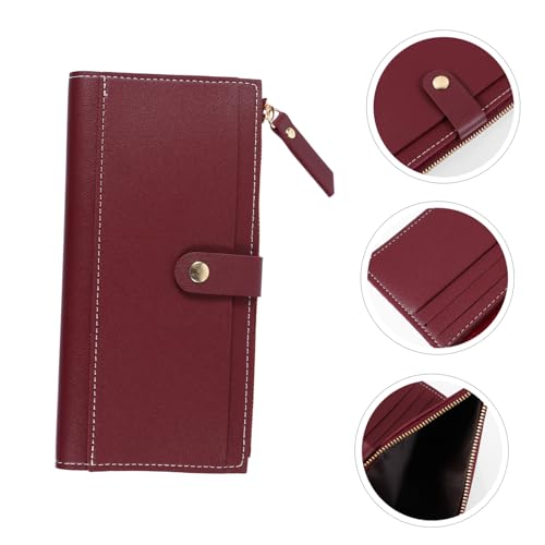BESPORTBLE 1pc Wallet for Women Multifunctional Purse Multiple Card Slots Compact Design for Daily Use Lightweight and Portable Storage Bag4
