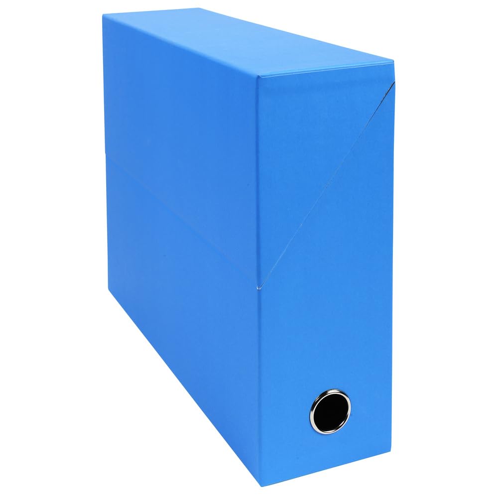 Exacompta 5 Scatole Transfer Salsa Carta Testurizzata A4 Dorso 90 mm