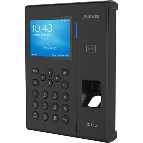 Anviz C2 Pro - Lectores de control de acceso (TFT-LCD, 8,89 cm (3.5"), 10 - 12 V, -30 - 60 °C, 10 - 90%, CE, FCC) Cover