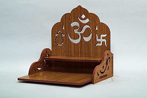 Temple en bois compact Mandir suspendu pour optimiser l'espace prière à la maison - 4