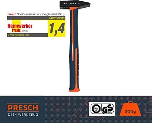 PreschoMartillo de Cerrajero con Mango Fibra de Vidrio - Profesional - 300g