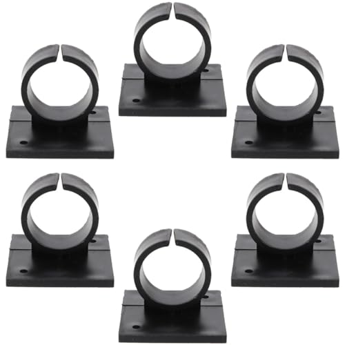 POPETPOP 6pcs Mount Clips Desk Clamp Adhesive- Holder Desk Mic Holder for Mics Mounting Bracket