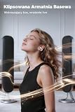 SoundPEATS UU2 Słuchawki Open-ear z LDAC, Fizyczne Przyciski, Beżowy | Otwarta Konstrukcja z Klipsem, Adaptacyjne Rozpoz