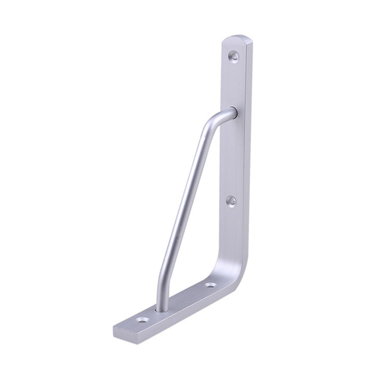 Generic 2 Pcs Tripod Wall Mounted Bracket Loaded Bracket Shelf Brackets Shelf Support Bracket Aluminium Alloy Shelf Bracket