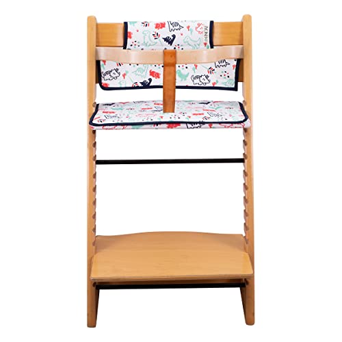 Image of JYOKO Kids Cushion Made Cotton 100% Compatible with Stokke Tripp Trapp high Chair (Dino Party)