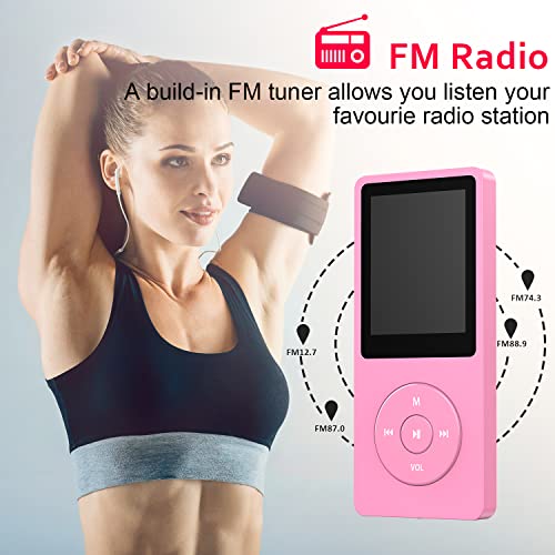 Lettore musicale MP3 da 64 GB con radio FM e