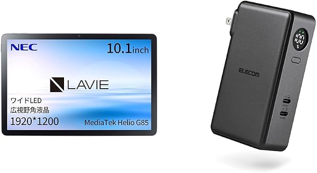 NEC LAVIE T10   10.1  wi-fi  Android 14 MediaTek Helio G85 4GB 64GB LED     tab10F03+    67W 10000mAh     PD  USB-C 2  2    EC-C48LMN