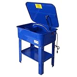 Parts Washer, 20 Gallon Cabinet Electric Solvent Pump Portable Automotive Parts Cleaner with Shelf T