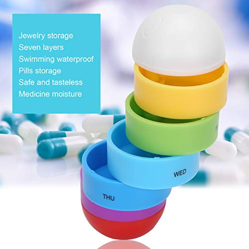 Scatola per pillole settimanale da 7 giorni