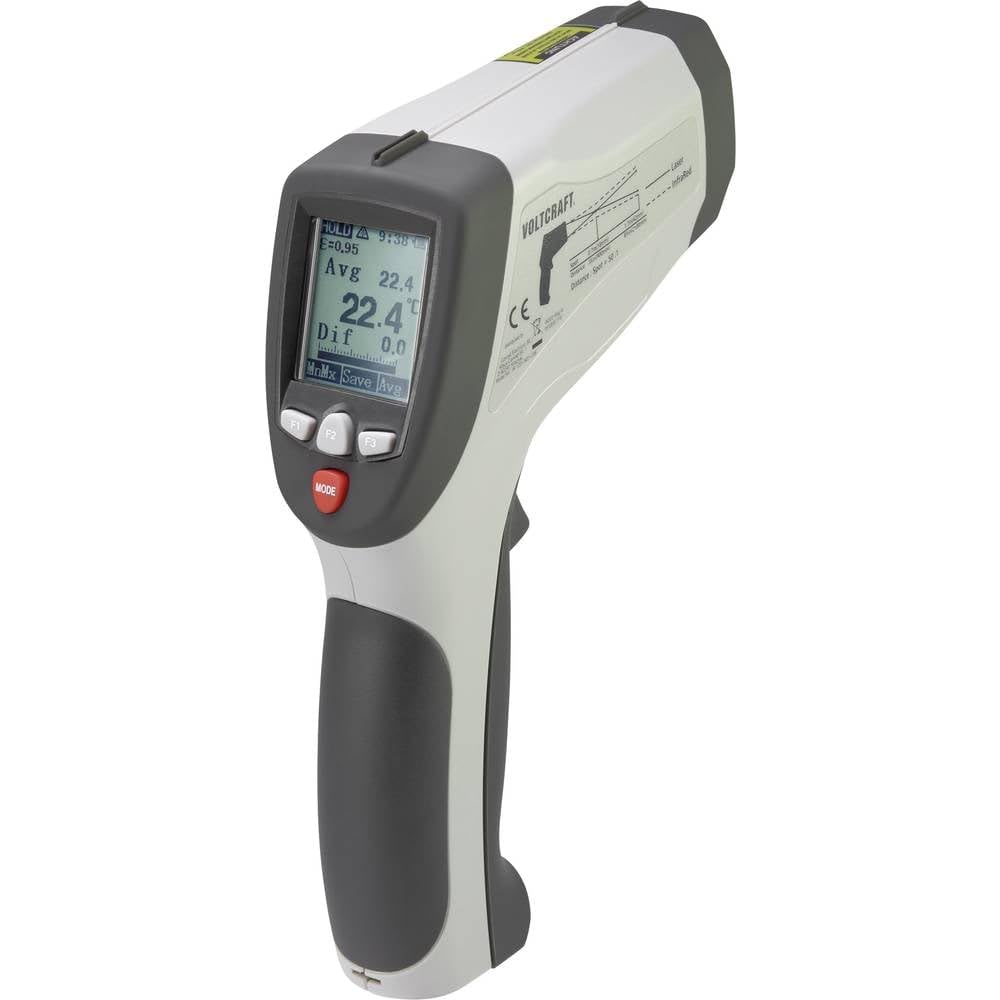 VOLTCRAFT IR 1201-50D USB Infrarot-Thermometer Optik 50:1-50 - 1200 °C Pyrometer