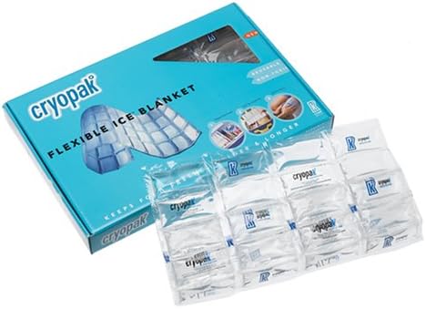 Cryopak Flexible Ice Blanket Sheet, 16.75" x 12" (Pack of 4)