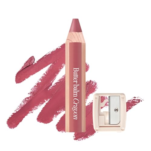 CLIO Butter Balm Crayon, 2-in-1 Lip and Cheek Tint, Buildable Lig...