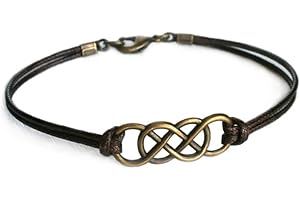 Double Infinity Bronze Bracelet: A Symbol of Style and Strength