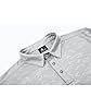 ZITY Mens Polo Shirts Short Sleeve Rapid Drying Lightweight Golf Casual Printed Top Breathable Moisture-Wicking T Shirts Light Grey 2XL #4