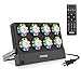 SANSI 50W RGB LED Flood Light Color Changing Exterior Light Dimmable Outdoor Lamp, Remote Control Floodlight with Memory Function, IP65 Waterproof, Bright Security Light, Decorative Party Stage Lights