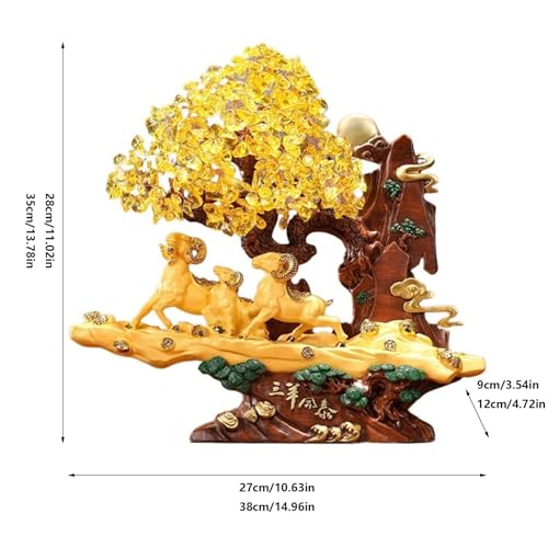 Bonsaï vie arbre de cristal pour harmonisation feng shui