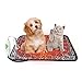 Tappetino Riscaldante per Gatti e Cani,Tappeto Termico Elettrico per Cani,Tappetino Riscaldante per Animali Domestici con Protezione Dallo Spegnimento Automatico,Temperatura Regolabile,45*45cm