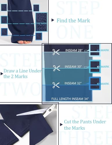 Safort Women's Yoga Pants Straight Leg Yoga Dress Pants 28"/30"/32"/34" Long Tall Inseam Stretch Slacks Pocket for Workout4