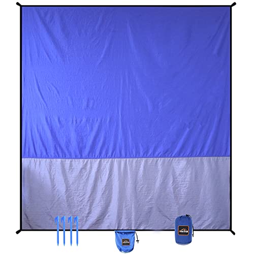 AnorTrek Stranddecke Sandfrei, Extra große wasserdichte Strandmatte,...