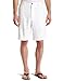 Haggar Mens Haggar Cool 18 Gabardine Plain Front Short, White, 32