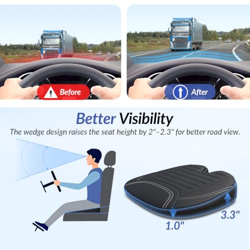 ZIKEE Breathable Wedge Car Cushion