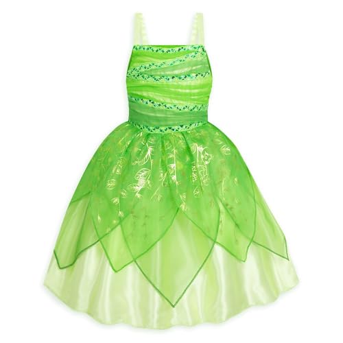 Disney Store Official Princess Tinker Bell Halloween Costume for Kids - Disney Princess Dresses for Girls - Dress up Clothes for Pretend Play - Peter Pan Fairy Costume - Size 5/6