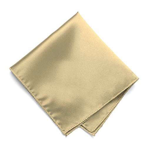 Image of tiemart Solid Color Pocket Squares for Men | For Suits, Perfect for Wedding Parties, 12 x 12 inch / 30 x 30 cm