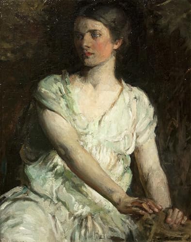 Impression sur toile Abbott Handerson Thayer portrait haut de gamme 60x90cm