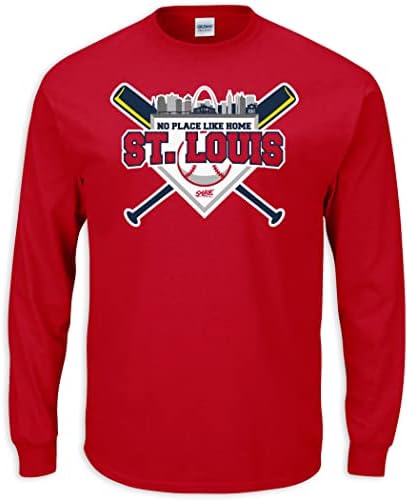 St Louis Baseball Fans. No Place Like Home Red