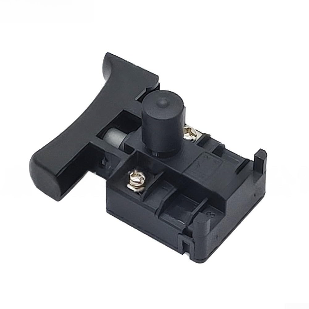 Bouton d'interrupteur d'alimentation de tronçonneuse sans balais pour scie électrique de 15,2 cm et 20,3 cm, pièce de rechange en métal et plastique avec commande latérale