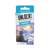 Asmodee - Unlock! Short Adventures 13 - Der Klettern, Brettspiel mit App, Escape Room, 1-6 Spieler, 10+ Jahre, italienische Ausgabe