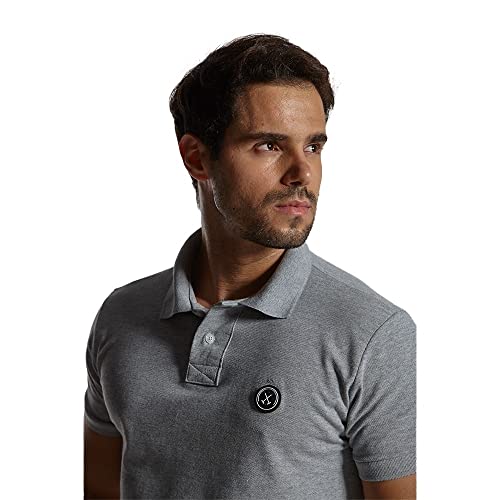 Camisa Polo Basic Mescla - Polo Match (Cinza, G)