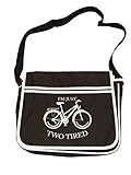 motorcycle boots Maße: 40x30x10cm FatCuckoo I\'m Just Two Tired Herren Retro-Messenger-Tasche mit Aufschrift Witty Cycle Pun, lustig, silly, Schwarz - Schwarz - Größe: Einheitsgröße