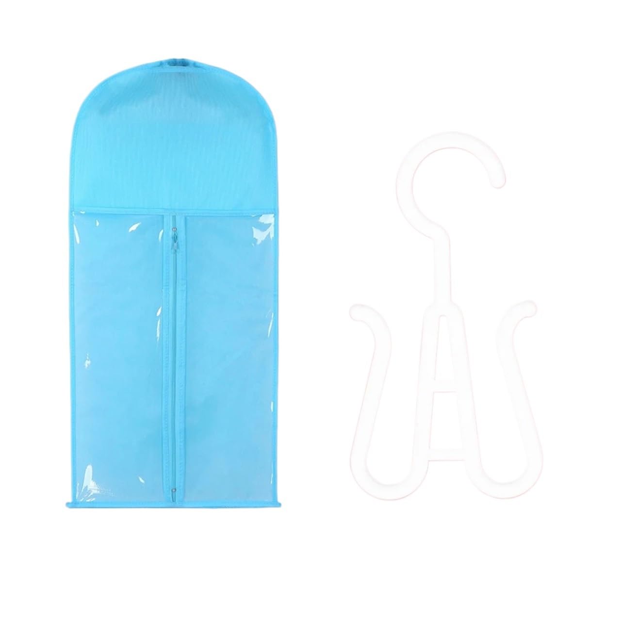 Wig Storage Bag 60/80Cm Wig Storage Bag With Hanger For Multiple Wigs Hairpieces Bundles Ponytail Hair Extension Packaging Bag Non-Woven Wig Bag(9)