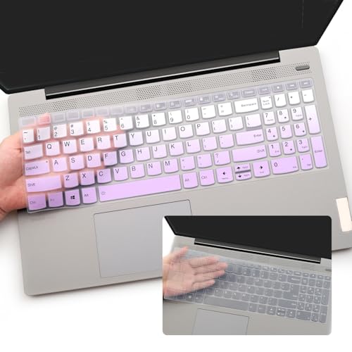 2 PCS Protector de Teclado para Lenovo V15 y IdeaPad miniatura 1