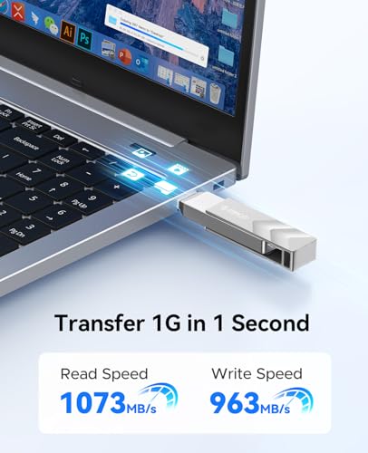 Image of ORICO 2TB Portable Solid State Drive, 1050MB /s Dual-Port Rotating Metal External SSD with 90 Click-Stop, Reliable Storage for iPhone 17, 16 Series, Type-C Smartphone, Mac, Audio, Vehicle - A101