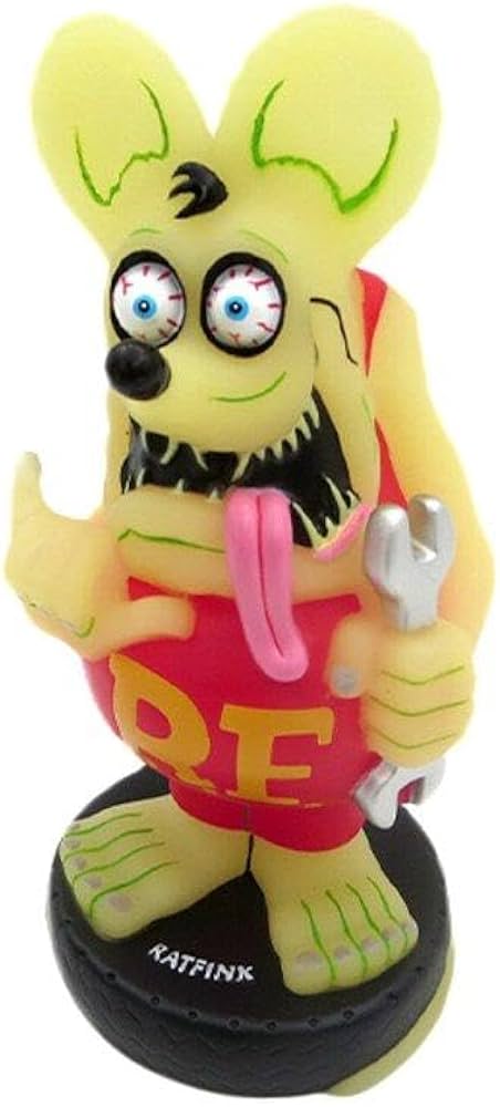 Amazon.co.jp: ラットフィンク ボビングヘッド ガレージ（グローインザ