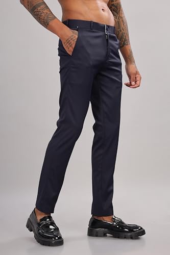 Image of RAGZO Premium Elastic Formal Pants for Men || Formal Trousers for Men Office Wear || Formal Trousers for Men Stretchable
