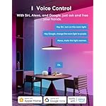 meross Smart Light Bulb, Smart WiFi LED Bulbs Compatible with Apple HomeKit, Siri, Alexa, SmartThings, Dimmable E26 Multicolor 2700K-6500K RGBWW, 900 Lumens 60W Equivalent 2 Pack Cool White A19 - Image 2