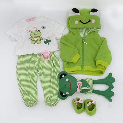 Reborn Baby Dolls Handmade lebensechte realistische Silikon Vinyl Baby Doll Magnet Mund weiche Simulation 22 Zoll 56 cm… – Bild 7