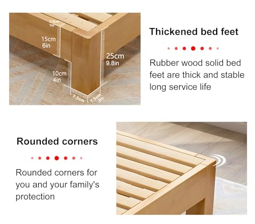 Estrutura De Cama Queen De Madeira, Estrutura De Cama Com Espaço De Armazenamento, Armações De Cama