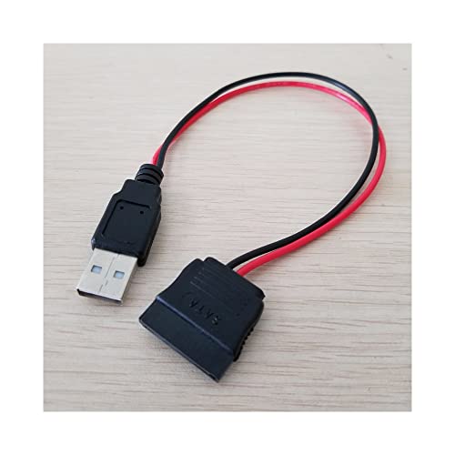 Cable adaptador USB macho a SATA hembra 30 cm 18AWG miniatura 3