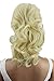 Produktbild PRETTYSHOP 30cm Haarteil Zopf Pferdeschwanz Haarverlängerung Voluminös Gewellt Platinblond PH3a