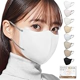 【小顔·夏用】3D立体 小さめ 黒マスク カラー 耳が痛くない 不織布マスク[正規品] 3層 使い捨て 不織布 通気快適 日本認証済み 飛沫対策 hellozebraマスクホワイト×紐グレー