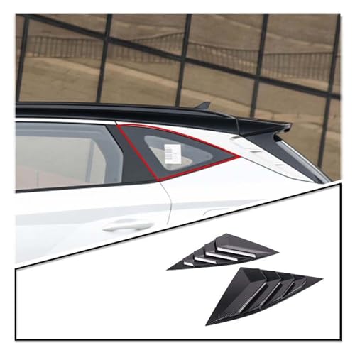 Car Rear Window Triangle Exterior ABS Car Styling Compatible For Hyundai Tucson L 2021+ Shutter Deflector Decoration Modified Accessories